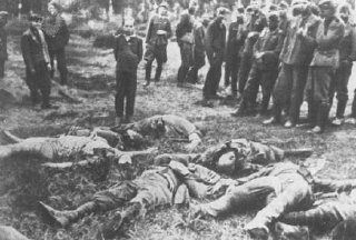 Murder in Slarow, Soviet Union, July 4, 1941.